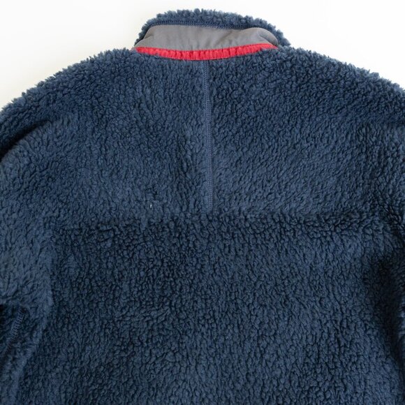 Patagonia Men’s Classic Retro-X Fleece Jacket Sherpa Full Zip Navy / Wax Red - Picture 11 of 15